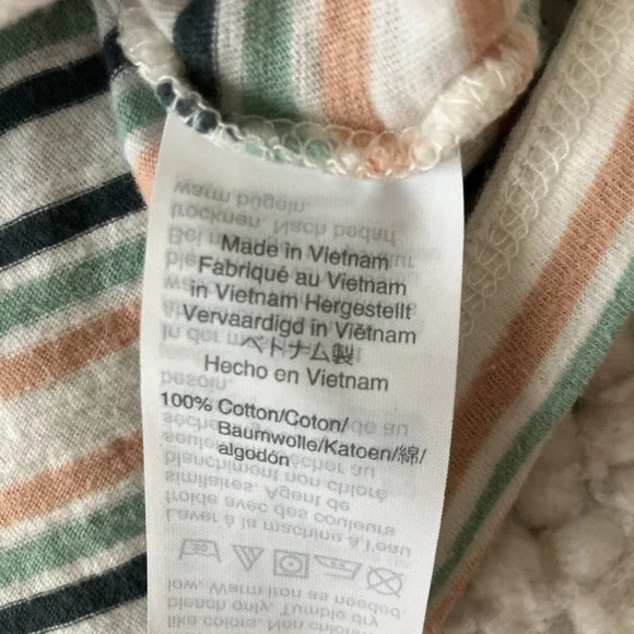 Madewell Striped Tank Top Casual Sleeveless Top Everyday Wear Size S - Picture 10 of 10